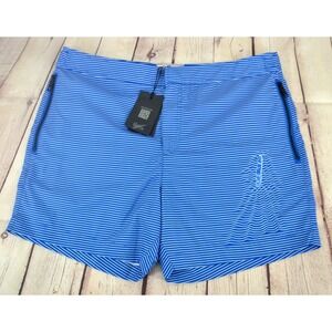 TED BAKER Men's Placement Printed Swimshorts / Trunks SIZE 4 Mid Blue NWT